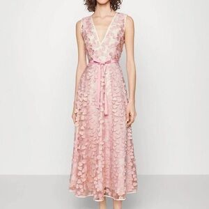 NWOT Marella by Max Mara Flora Long Dress Powder Pink Size: US6 M Spring/ Party